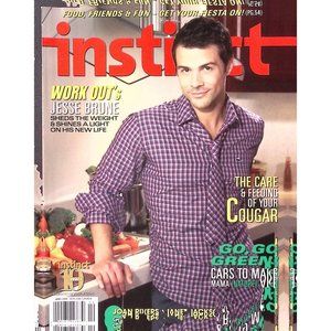 INSTINCT MAGAZINE 4-2008 JESSE BRUNE JOAN RIVERS JANET JACKSON GO GO GREEN Z2237